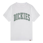 Dickies T-Shirt Girocollo tinta unita con Logo Bianco per Bambino 520049816800100 BIANCO DICKIES 
