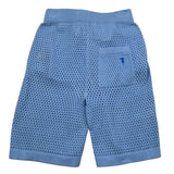 Trussardi Bermuda Tinta Unita Trafrato per Bambino TBP26069BE AZZURRO TRUSSARDI 