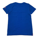 Sun68 T-Shirt Girocollo Tinta Unita con Logo per Bambino T33307 BLU SUN68 