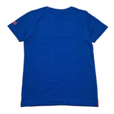 Sun68 T-Shirt Girocollo Tinta Unita con Logo per Bambino T33307 BLU SUN68 