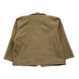 Zero Ampere Camicia Manica Lung Fantasia Quadretti Beige Per Neonato