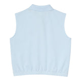 Lacoste Polo Giromanica Tinta Unita per Bambina PJ5262 AZZURRO LACOSTE 