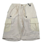 Emanuel Pris Bermuda In Denim Tinta Unita con Elastico In Vita per Bambino EBM5121R BEIGE EMANUEL PRIS 