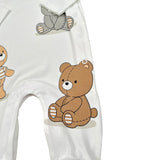 Mayoral Tutina Tinta Unita con Stampa per Neonato 1709XXUU BIANCO MAYORAL 