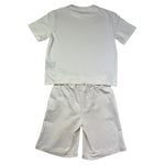 Just Cavalli Completo 2 Pezzi T-Shirt-Bermuda Tinta Unita per Bambino JBP26023CJ PANNA JUST CAVALLI 
