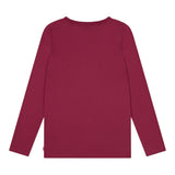 LEVI'S shirt girocollo tinta unita con stampa Bordeaux per Bambina 4EL056 BORDEAUX LEVI'S 