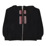 LANVIN felpa tinta unita con zip e cappuccio Nero per Bambina N30107 NERO LANVIN 