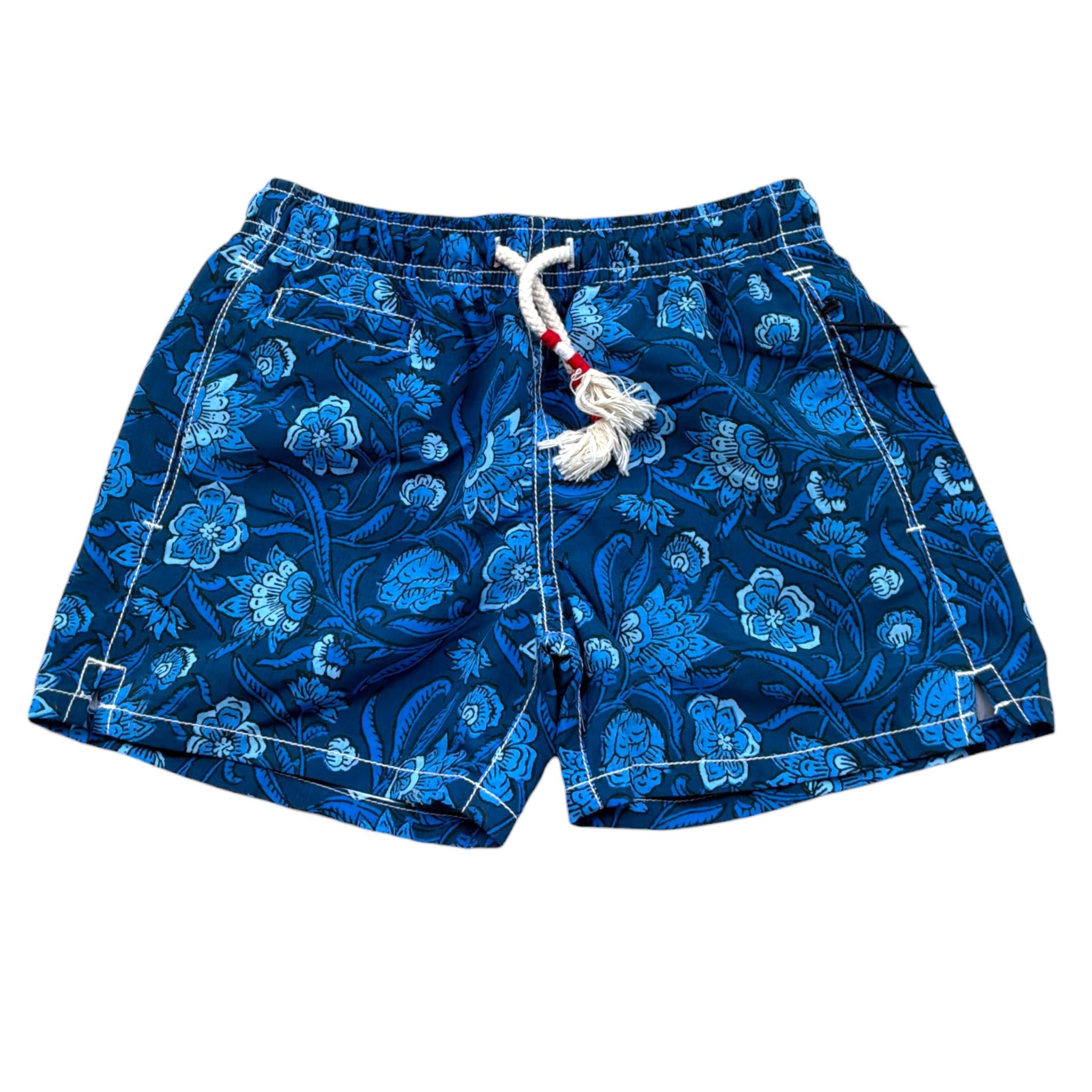 Saint Barth Costume Stampa Fantasia per Bambino CAP003CAPR BLU SAINT BARTH 