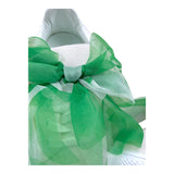 Miss Grant Sneaker Tinta Unita con Fiocco Beige/Verde per Bambina