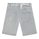 Moschino Bermuda In Denim Tinta Unita per Bambino HUQ01Y AZZURRO MOSCHINO 