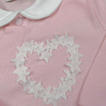 Il Gufo Tutina Tinta Unita con Applicazioni per Neonata P19TP245M00032 ROSA IL GUFO 