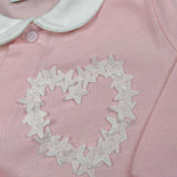 Il Gufo Tutina Tinta Unita con Applicazioni per Neonata P19TP245M00032 ROSA IL GUFO 