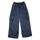 JOHN RICHMOND pantalone tinta unita con elastico in vita Blu per Bambina RBA25191PA BLU JOHN RICHMOND 