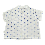 Teddy E Minou Camicia Tinta Unita con Stampa per Neonato E25CI010C4025 BIANCO TEDDY E MINOU 