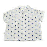 Teddy E Minou Camicia Tinta Unita con Stampa per Neonato E25CI010C4025 BIANCO TEDDY E MINOU 