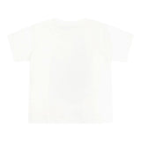 Stella Mccartney T-Shirt Girocollo Tinta Unita con Stampa per Neonata TW8S31N BIANCO STELLA McCARTNEY 