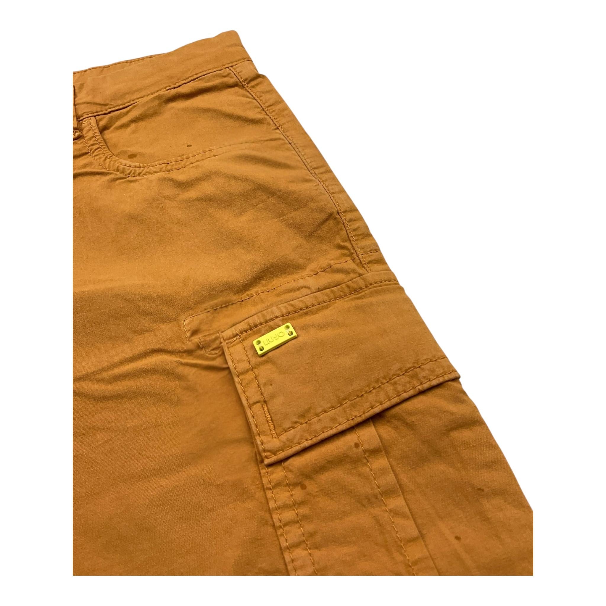 Liu Jo Bermuda Tinta Unita con Girovita Regolabile per Bambino QA3078 CAMMELLO LIU JO 