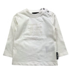 JOHN RICHMOND shirt girocollo tinta unita con stampa logo Bianco per Neonato RIA25004TS BIANCO JOHN RICHMOND 