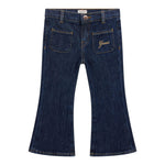 Guess Jeans Tinta Unita con Girovita Regolabile per Bambina K5RA03D4MS0 BLU GUESS 
