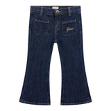 Guess Jeans Tinta Unita con Girovita Regolabile per Bambina K5RA03D4MS0 BLU GUESS 