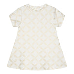 Michael Kors Abito Mezza Manica Girocollo Logato Panna per Bambina R30311JXX PANNA MICHAEL KORS 