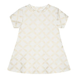 Michael Kors Abito Mezza Manica Girocollo Logato Panna per Bambina R30311JXX PANNA MICHAEL KORS 