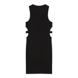 Patrizia Pepe Abito Giromanica tinta unita Nero per Bambina 7A0544X NERO PATRIZIA PEPE 