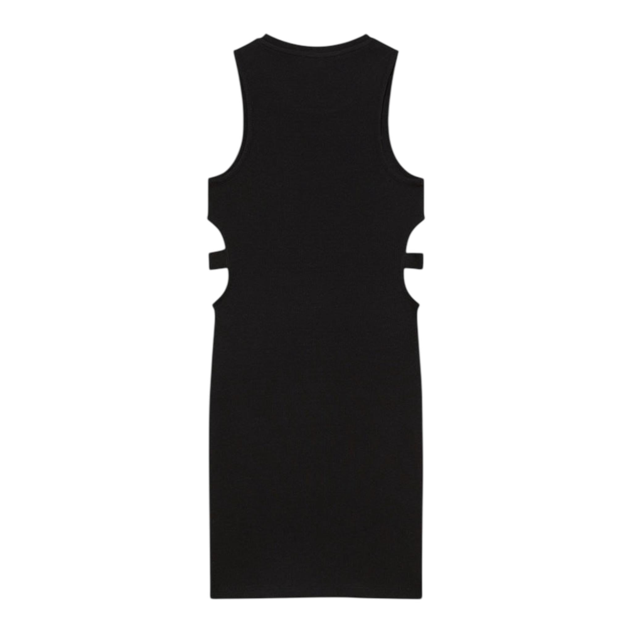 Patrizia Pepe Abito Giromanica tinta unita Nero per Bambina 7A0544X NERO PATRIZIA PEPE 