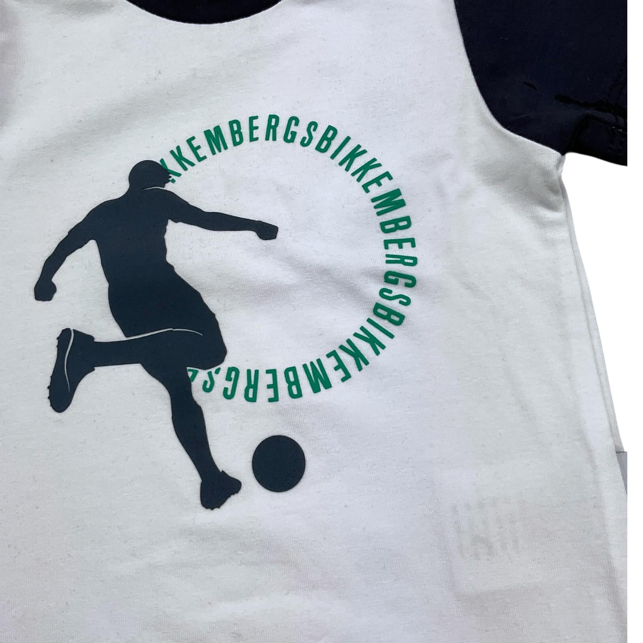 Bikkembergs Completo 2 Pezzi Bicolore T-Shirt-Bermuda per Neonato BK3415 BIANCO/NERO BiKKEMBERGS 