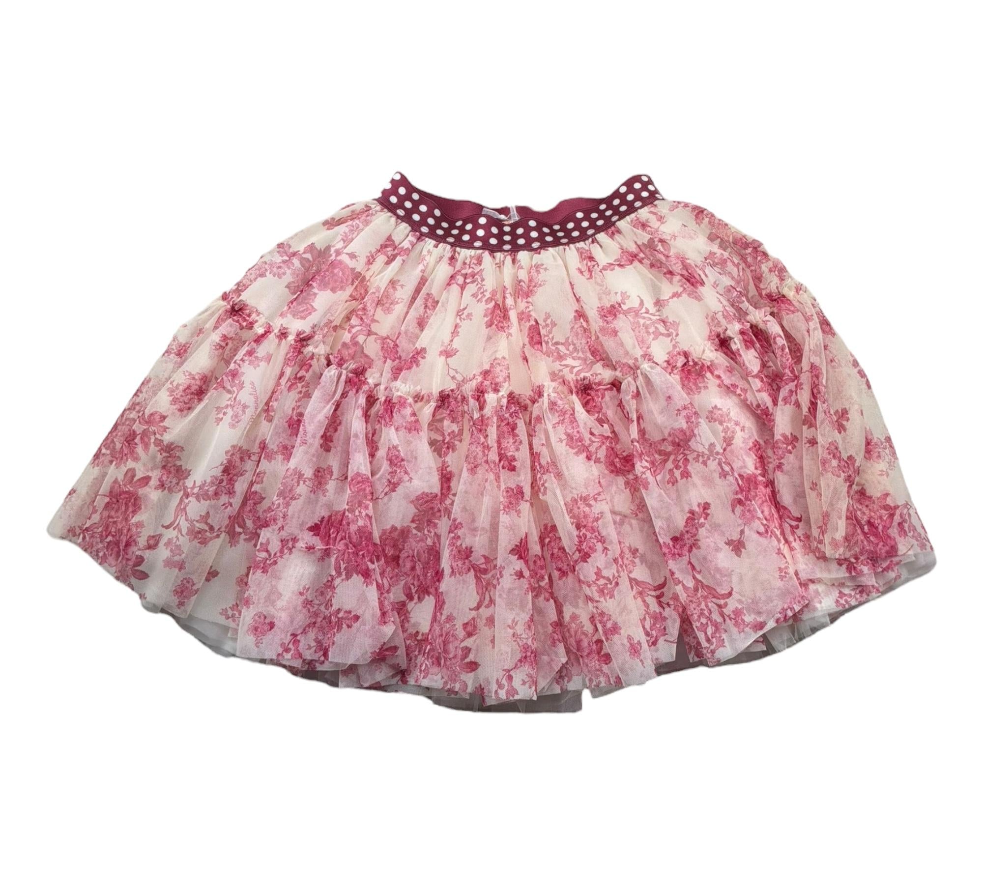 Monnalisa Completo 2 Pezzi T-Shirt-Gonna per Bambina 719702 PANNA MONNALISA 