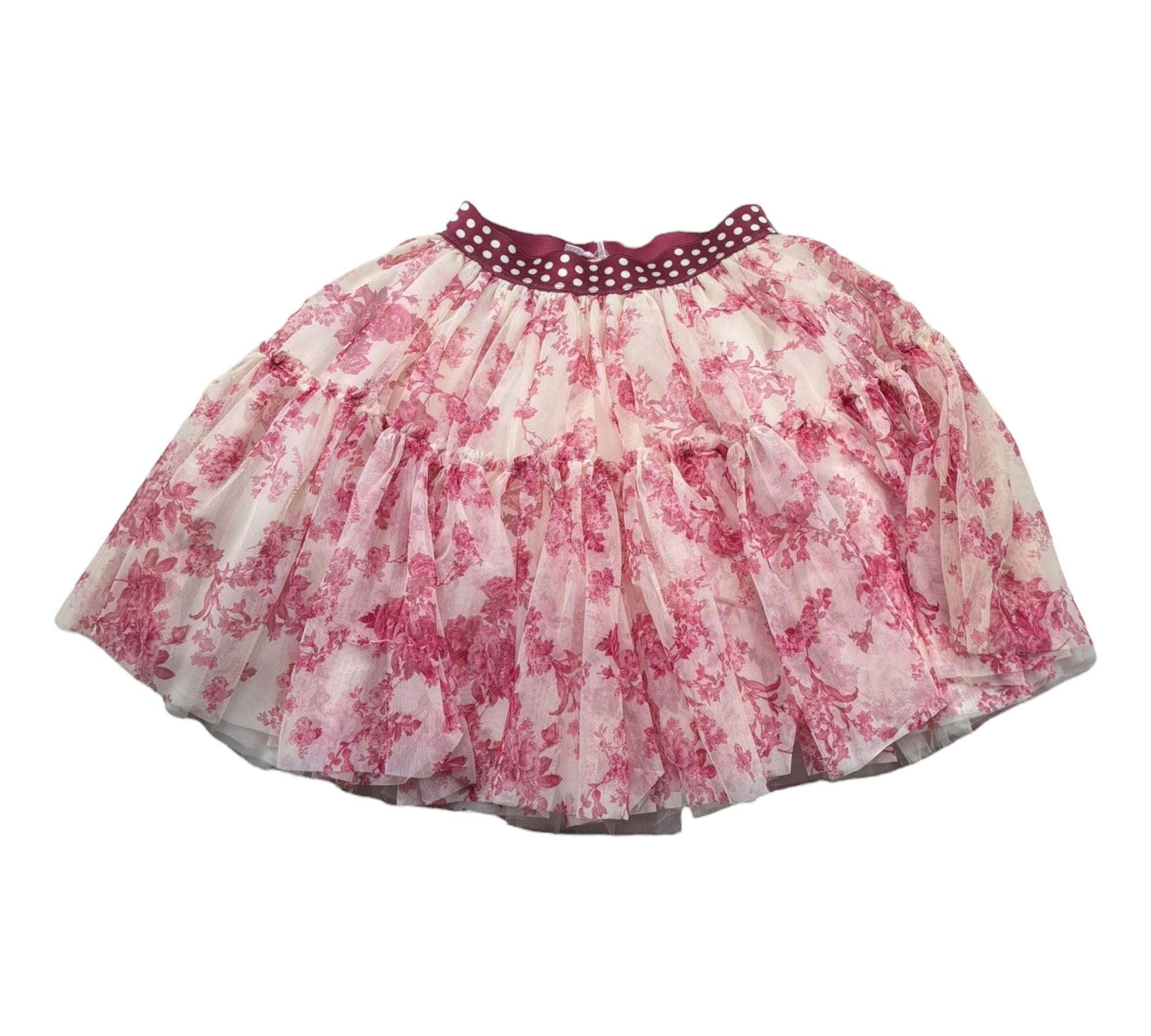 Monnalisa Completo 2 Pezzi T-Shirt-Gonna per Bambina 719702 PANNA MONNALISA 