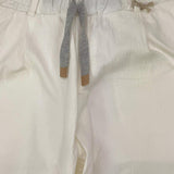 Eleventy Pantalone Tinta Unita con Elastico In Vita per Bambino ES6P20 BIANCO ELEVENTY 