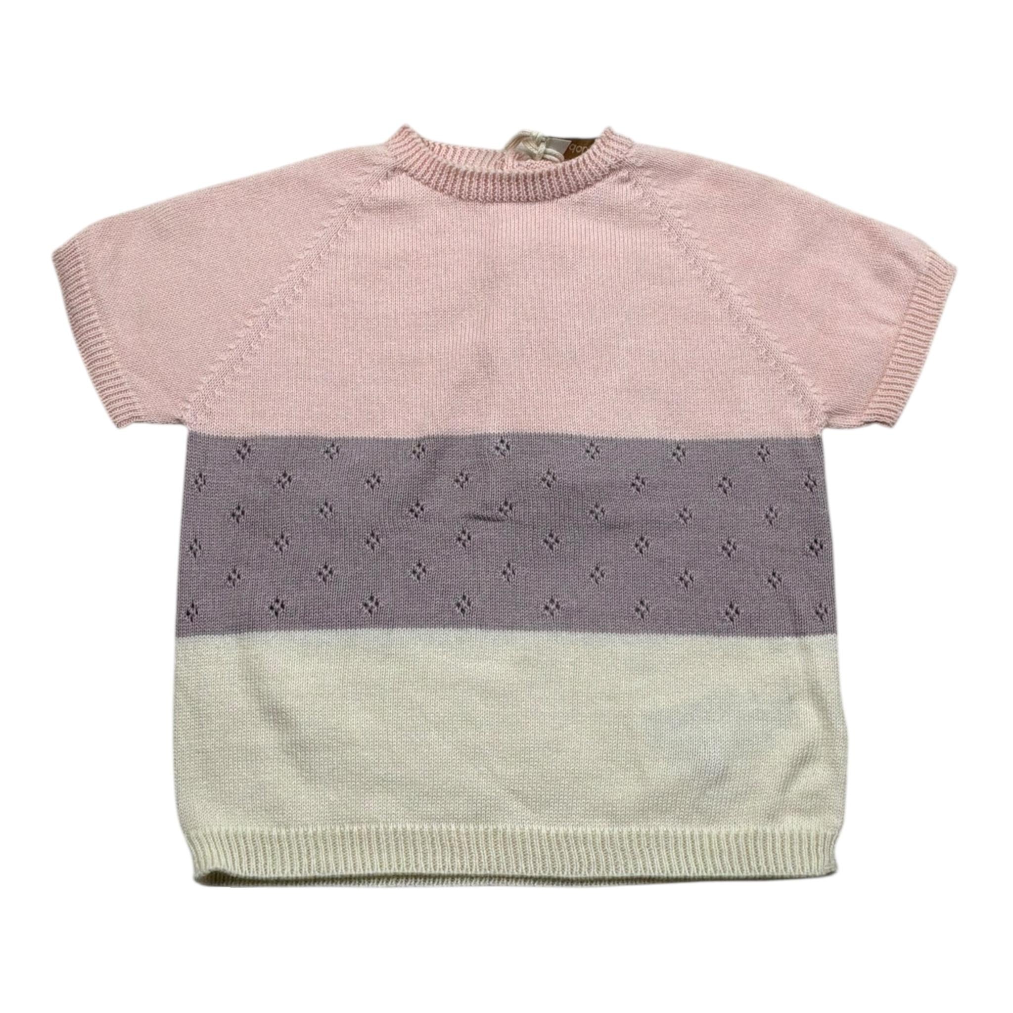 Wedoble T-Shirt Gircollo Tricolore per Neonata V2505302B MULTICOLOR WEDOBLE 