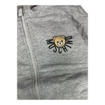 MOSCHINO completo 2pz tinta unita felpa-pantalone Grigio per Bambino HMK03X GRIGIO MOSCHINO 