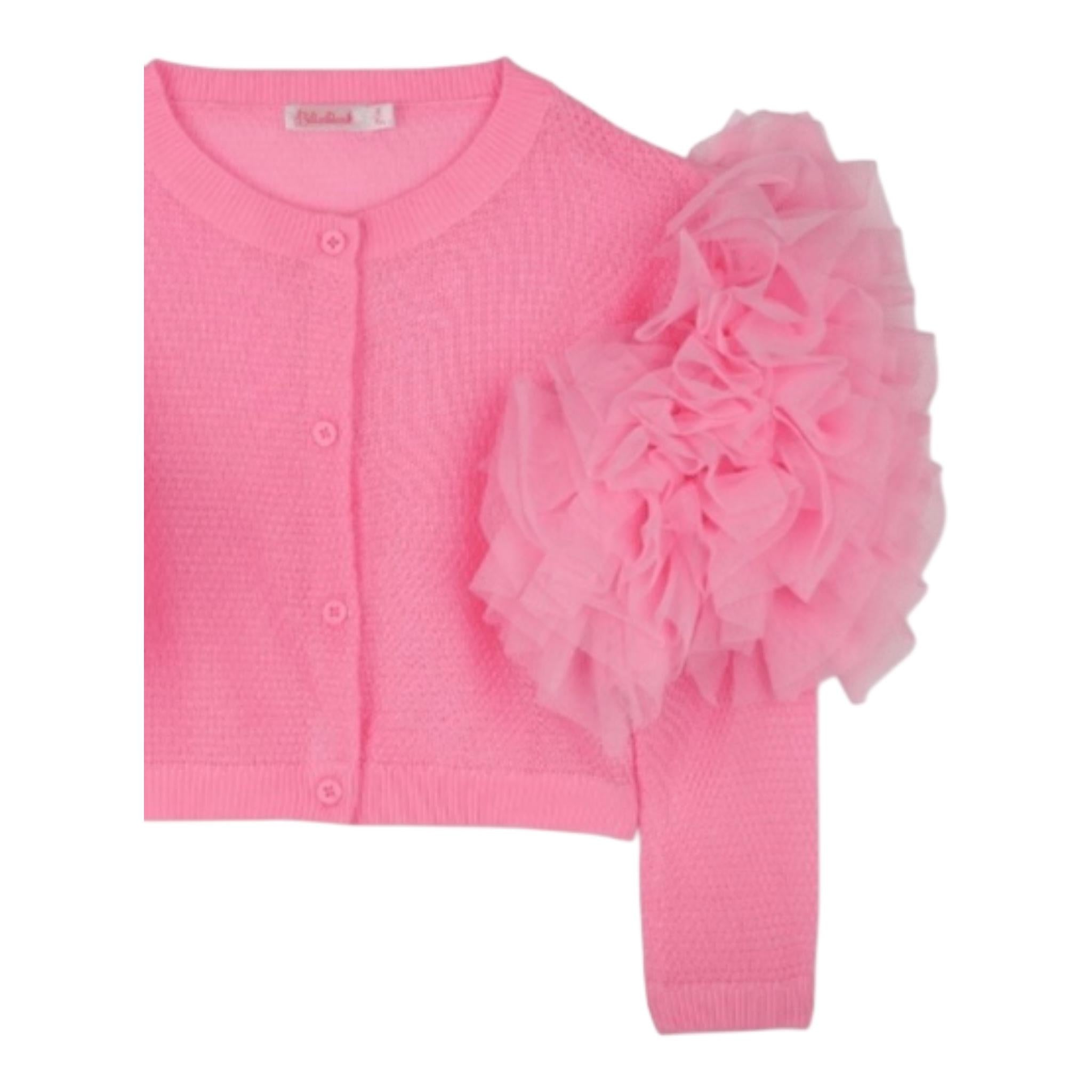 Billieblush Coprispalle Tinta Unita con Tulle per Bambina U20995 FUXIA BillIEBLUSH 