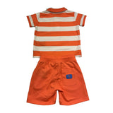 Trussardi Completo 2 Pezzi Polo-Bermuda Tinta Unita per Neonato TIP26082CJ ARANCIONE TRUSSARDI 