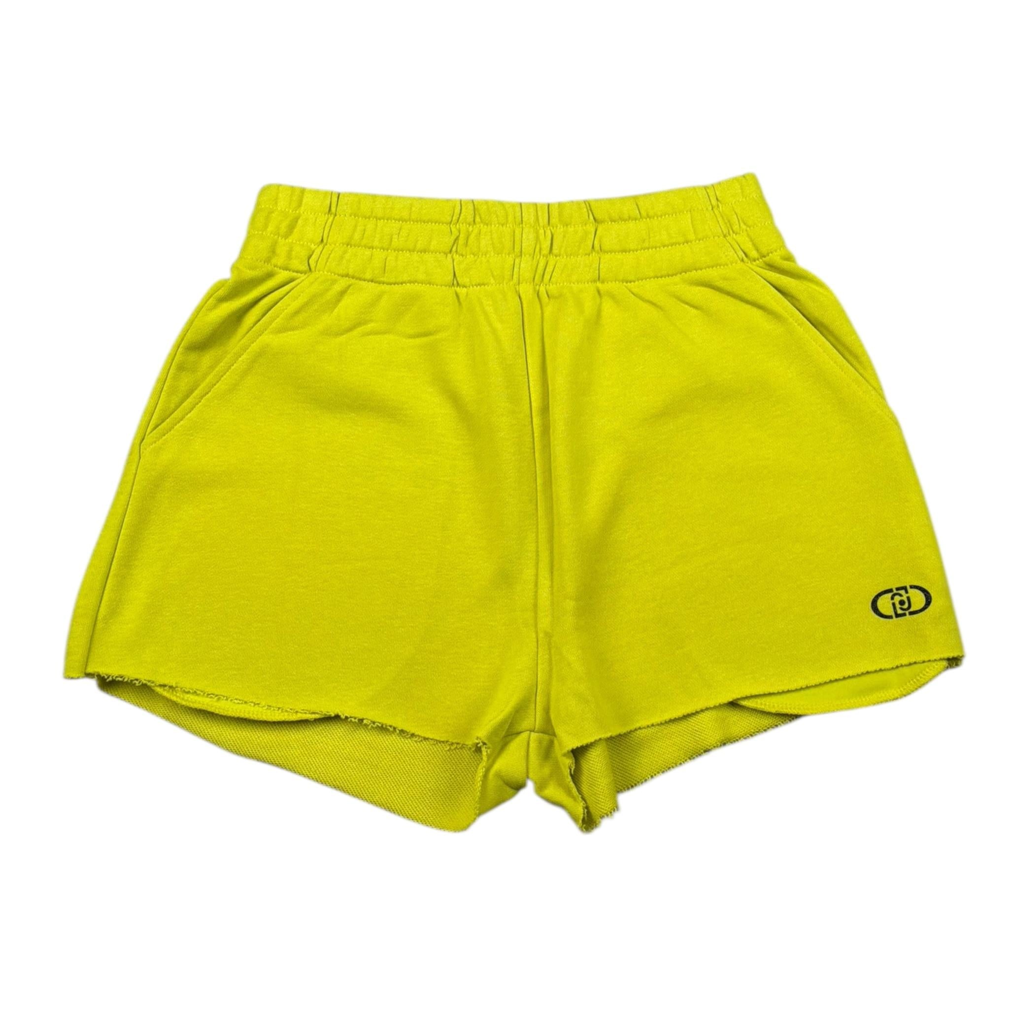 Liu Jo Short Tinta Unita con Elastico In Vita per Bambina GA5012X VERDE ACIDO LIU JO 