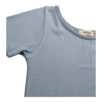 Vicolo T-Shirt Girocollo Tinta Unita per Bambina 3146WY00313 AZZURRO VICOLO 