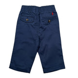 Ralph Lauren Pantalone tinta unita con Elastico In Vita Blu per Neonato 320855803002 BLU RALPH LAUREN 