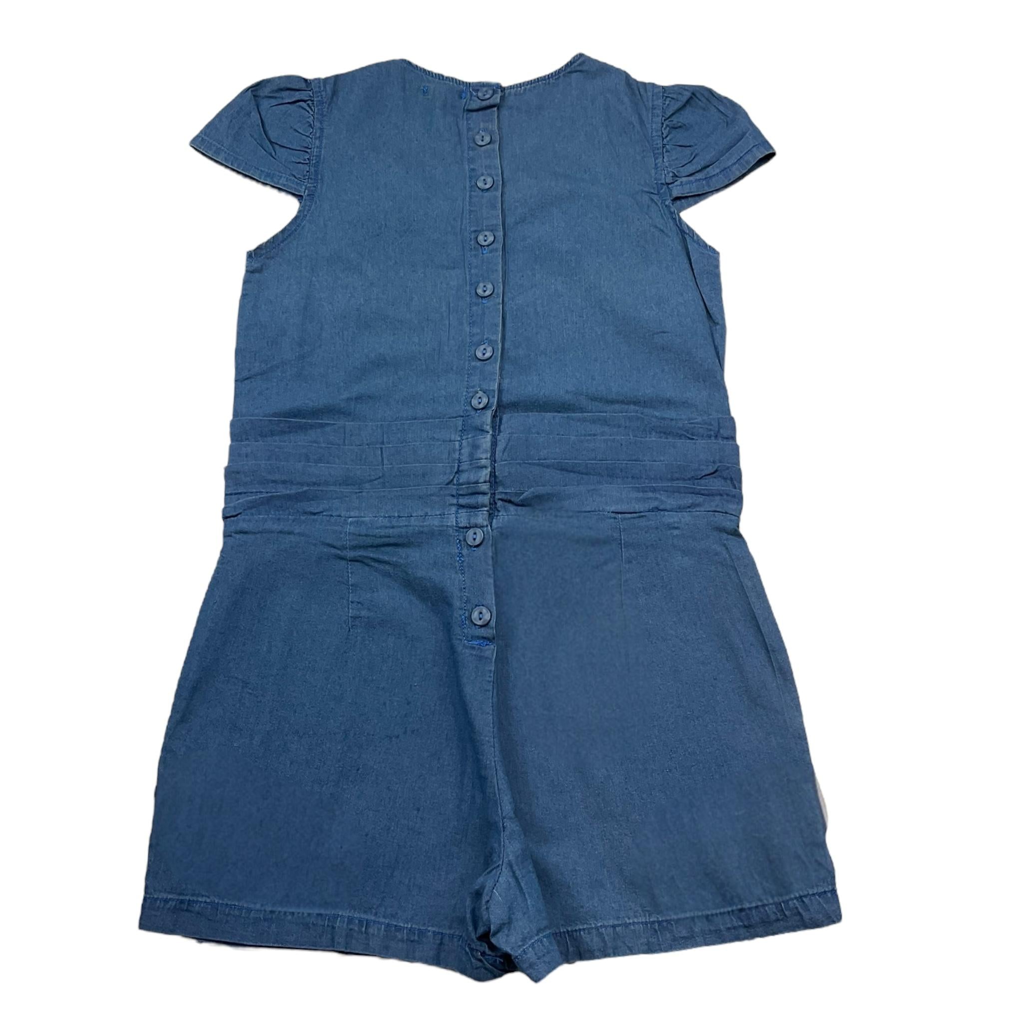 Emc Tuta Intera In Denim Tinta Unita  per Bambina BZ7190 BLU EMC 