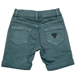 Guess Bermuda Tinta Unita con Girovita Regolabile per Neonato N1RD03WE620X VERDE GUESS 