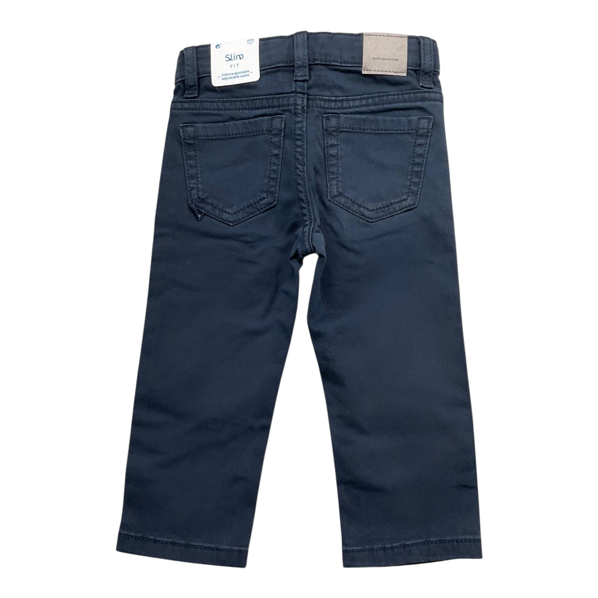 MAYORAL pantalone tinta unita con girovita regolabile Blu per Neonato 563 BLU MAYORAL 