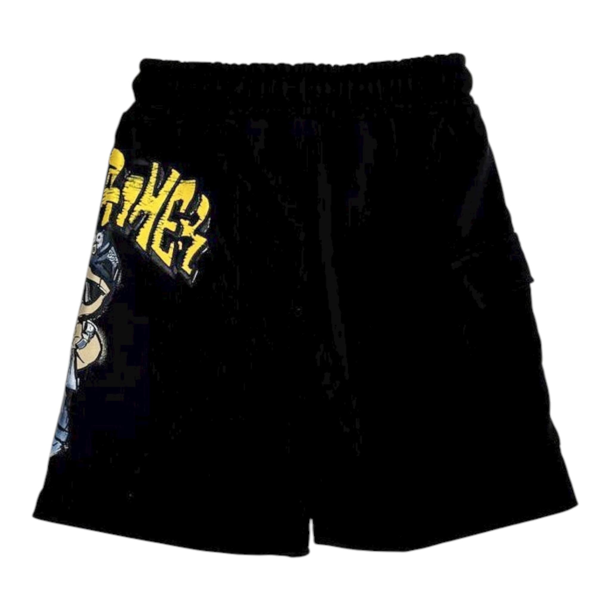 Disclaimer Bermuda Tinta Unita con Stampa per Bambino 25EDK58436X NERO DISCLAIMER 