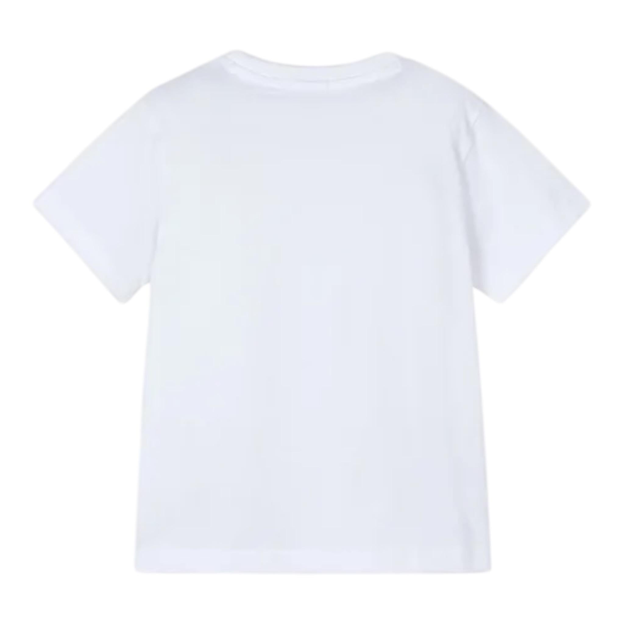 Mayoral T-Shirt Girocollo Tinta Unita per Bambino 3044 BIANCO MAYORAL 