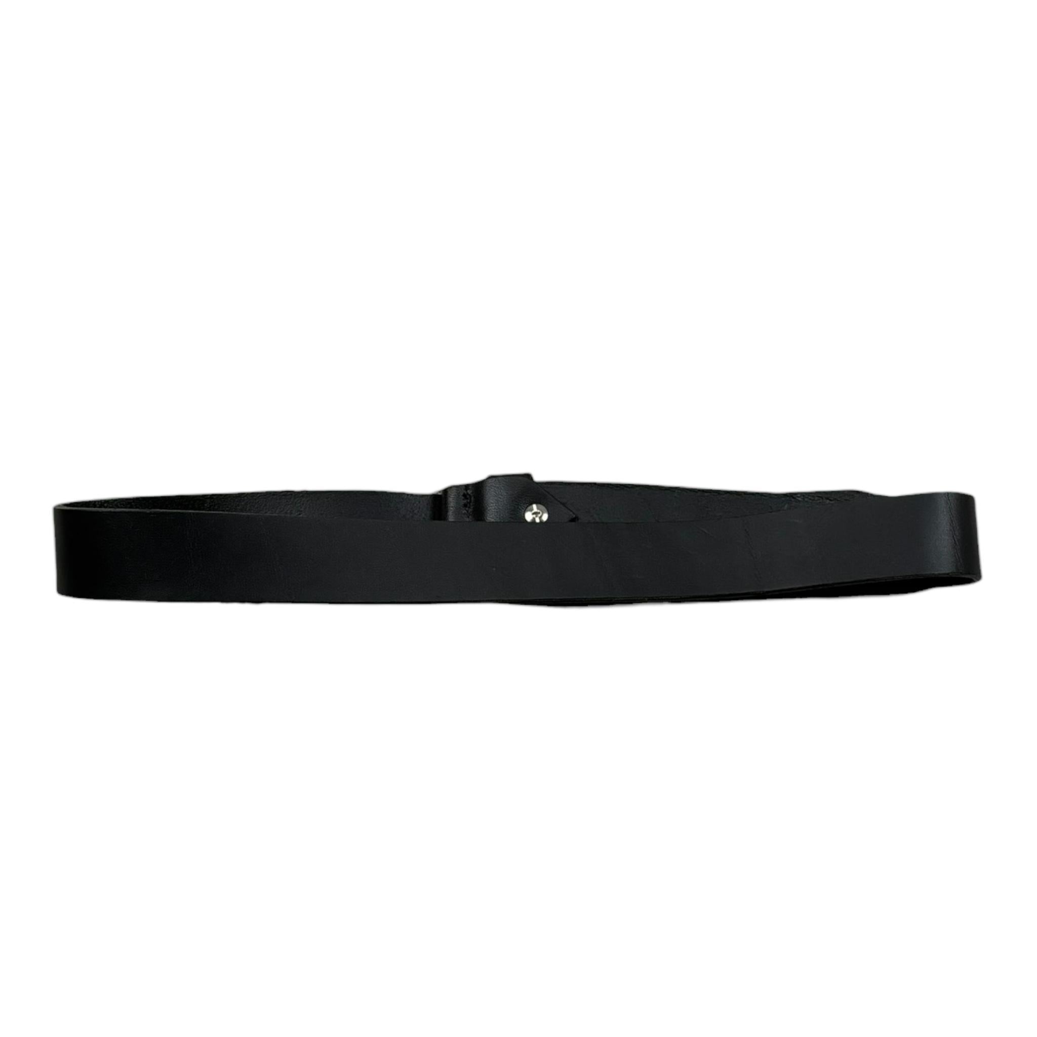 Daniele Alessandrini Cintura Tinta Unita per Bambino 1231BELT1332 NERO DANIELE ALESSANDRINI 