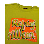 Refrigiwear T-Shirt Girocollo Tinta Unita con Logo per Bambino 121TRMJS25 VERDE REFRIGIWEAR 