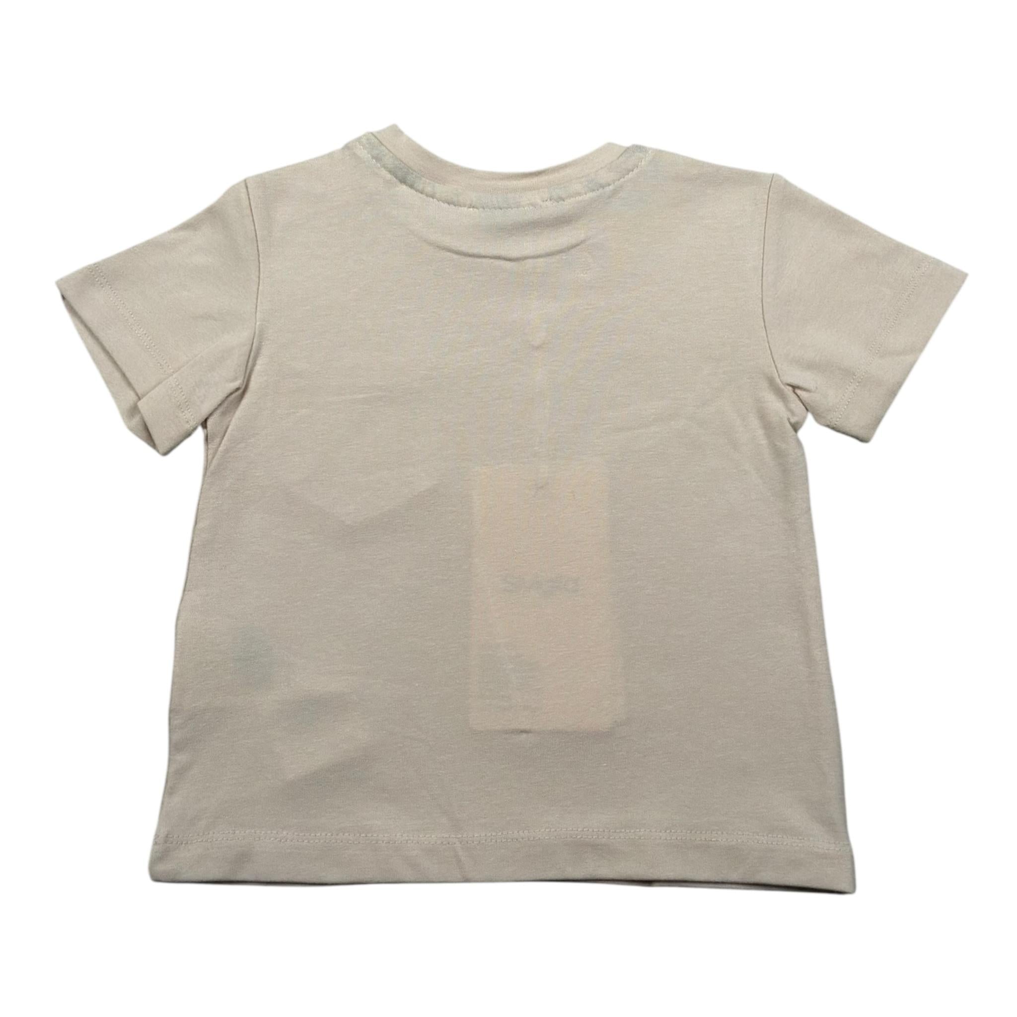 Siviglia T-Shirt Girocollo Tinta Unita con Taschino per Bambino SVNTS17285 BEIGE SIVIGLIA 