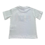 Cesare Paciotti T-Shirt Girocollo Tinta Unita con Stampa per Neonato TSP5115BXX BIANCO CESARE PACIOTTI 