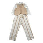 Barcellino Completo 3 Pezzi Camicia-Gilet-Pantalone per Bambino 110620 BIANCO BARCELLINO 