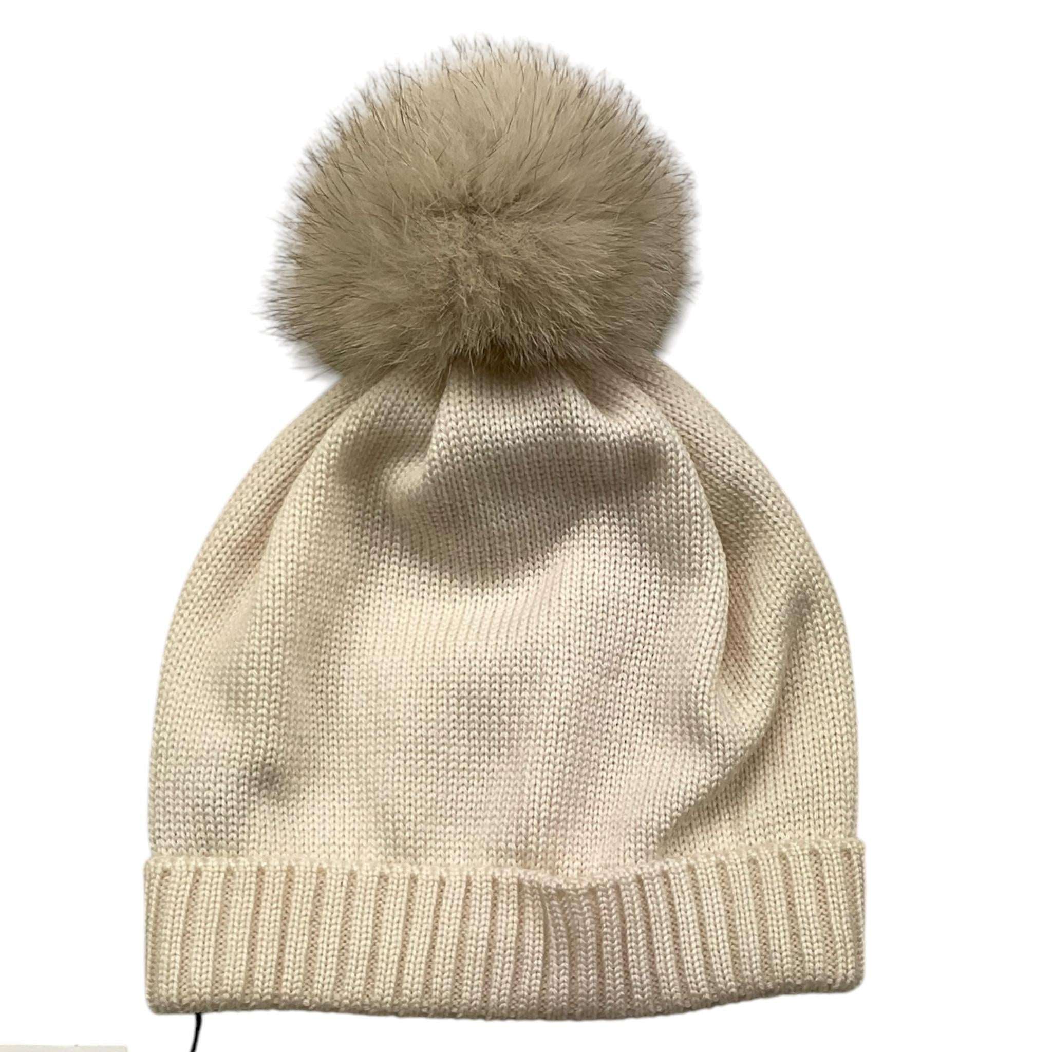 COLORI CHIARI cappello tinta unita con pon pon Panna per Neonato MN787295 PANNA COLORI CHIARI 